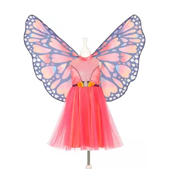 Souza metulj kostum Papillon z obleko in krili, 5–7 let