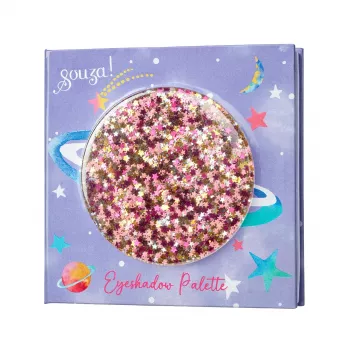 Souza! Otroška paleta senčil z ogledalom, 9 odtenkov, Galaxy