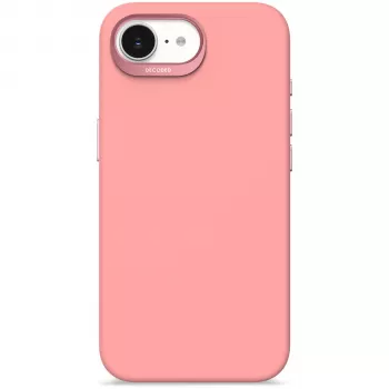 Decoded protimikrobni silikonski hrbtni ovitek za iPhone 16e / 17e z MagSafe - Bubble Gum