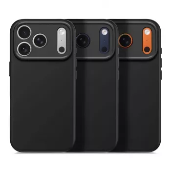 Decoded protimikrobni silikonski zadnji ovitek za iPhone 17 Pro z MagSafe (Phantom Black)