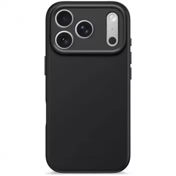 Decoded protimikrobni silikonski zadnji ovitek za iPhone 17 Pro z MagSafe (Phantom Black)