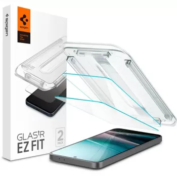 Spigen Glas.tR EZ Fit 2-komplet kaljeno steklo zaščitno steklo za zaslon Samsung Galaxy A36 5G, prozorno