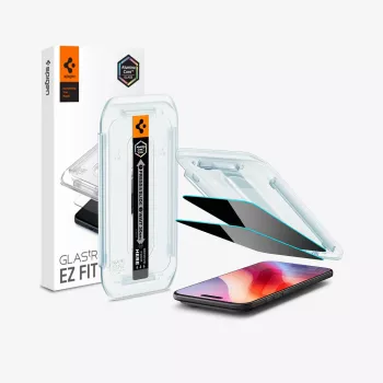 Spigen Glas.tR EZ Fit AC zaščita zaslona za zasebnost za iPhone Air (2 kosa)