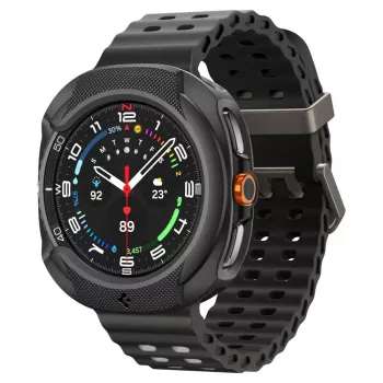 Spigen Liquid Air ovitek za Samsung Galaxy Watch 8 Classic (46 mm), mat črn (ACS09841)