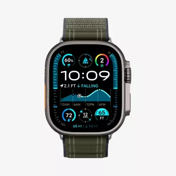 SPIGEN WBF0 pašček za Apple Watch 8/9/10/11/SE/Ultra (44/45/46/49 mm), zelen