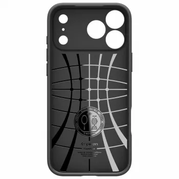 Spigen Liquid Air ovitek za iPhone 17 Pro Max, mat črn