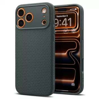 Spigen Liquid Air ovitek za iPhone 17 Pro Max Abyss Green