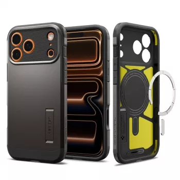 Spigen Tough Armor T Mag Magsafe ovitek za iPhone 17 Pro Max Gunmetal