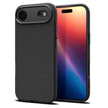 Spigen Liquid Air ovitek za iPhone 17 Air, mat črn