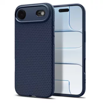 Spigen Liquid Air ovitek za iPhone 17 Air, mornarsko moder