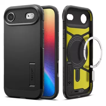 Spigen Tough Armor MagFit ovitek za iPhone Air, črn