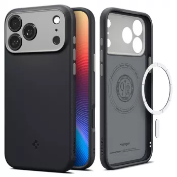 Spigen Nano Pop Mag MagSafe ovitek za iPhone 17 Pro, Black Sesame