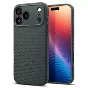 Spigen Liquid Air ovitek za iPhone 17 Pro, Abyss Green