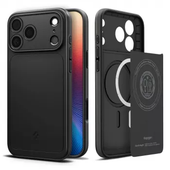 Spigen Thin Fit Mag Magsafe iPhone 17 Pro črn