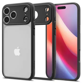 Spigen Ultra Hybrid iPhone 17 Pro mat črn ovitek
