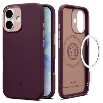 Spigen Nano Pop Mag MagSafe ovitek za iPhone 17, Burgundy Bean