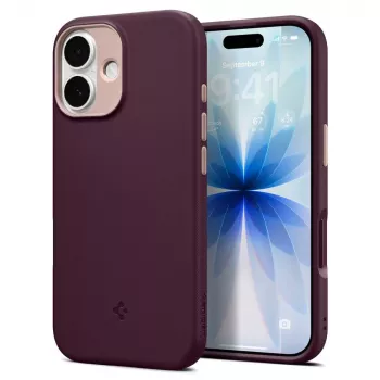 Spigen Nano Pop Mag MagSafe ovitek za iPhone 17, Burgundy Bean