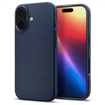 Spigen Liquid Air ovitek za Apple iPhone 15 Pro Max - mornarsko modra
