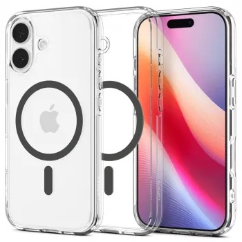 Spigen Ultra Hybrid Mag Magsafe iPhone 17 prozorno/grafitno