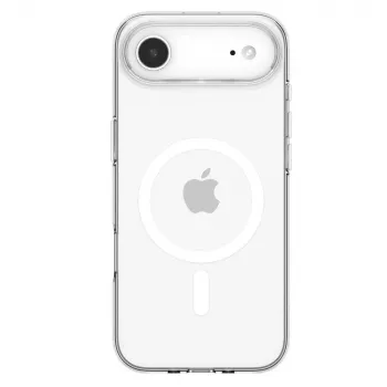 Spigen Liquid Crystal Mag Magsafe iPhone 17 Air prozorno/belo