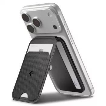 SPIGEN S314-2 Slim Fold Tripod MagSafe univerzalno magnetno držalo za kartice črno
