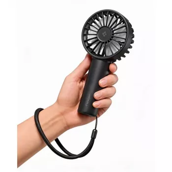 SPIGEN A905 mini prenosni ročni ventilator, črn