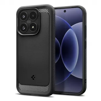 Spigen Rugged Armor ovitek za Xiaomi 17, mat črna