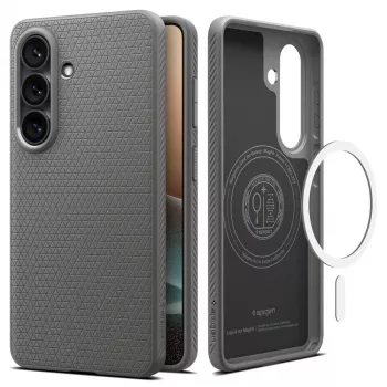 Spigen Liquid Air Mag MagSafe ovitek za Galaxy S26+ Plus, Marble Grey
