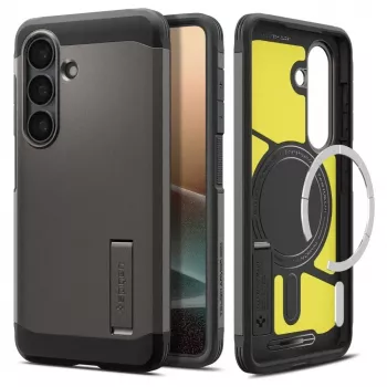Spigen Tough Armor Mag MagSafe ovitek za Galaxy S26, Gunmetal