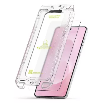 Ringke Easy Slide 2-kalno kaljeno steklo za zaščito zaslona za Samsung Galaxy S25 Edge prozorno
