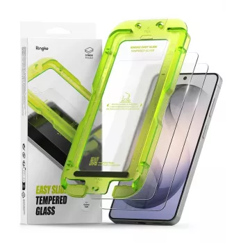 Ringke Easy Slide 2-kalni zaščitni stekleni zaslon za Samsung Galaxy S26 prozoren