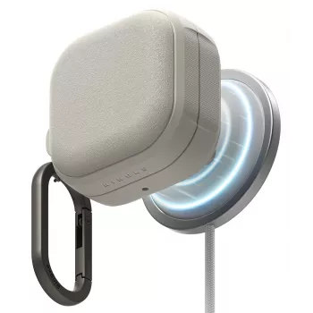 RINGKE ONYX Magnetic MagSafe ovitek za Samsung Galaxy Buds 4 / 4 Pro, Warm Grey