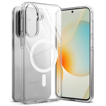 Ringke Fusion Magnetic MagSafe ovitek za Samsung Galaxy A57 5G, prozoren