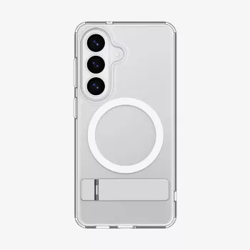 Spigen Ultra Hybrid S Mag MagSafe ovitek za Samsung Galaxy S26 – prozoren bel