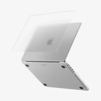 Spigen AirSkin ovitek za MacBook Pro 16 M1-M5 / M5 Pro / M5 Pro Max 2021-2026, Frost Clear