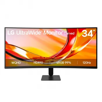 LG UltraWide 34U601B-B.AEUQ 34 inch WQHD VA ukrivljeni monitor, 120Hz