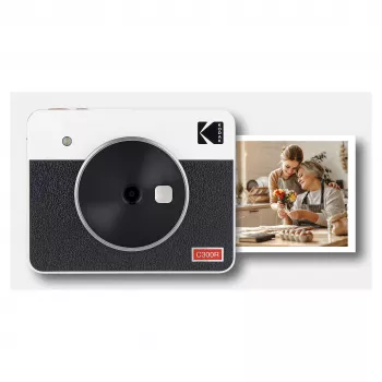 KODAK C300RW 10MP digitalni fotoaparat s tiskalnikom za fotografije 4PASS dye-sublimation, bel