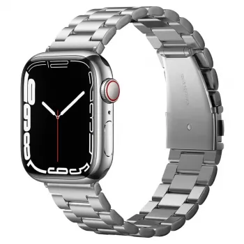 Spigen Modern Fit Link zapestnica za Apple Watch 42/44/45/49mm - srebrna