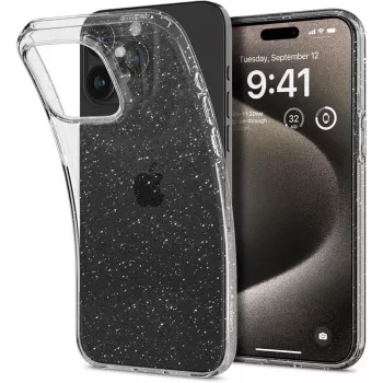 Spigen Liquid Crystal ovitek za iPhone 15 Pro Max, Glitter Crystal