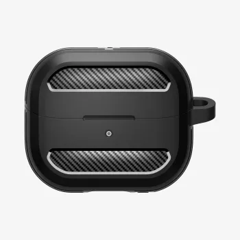 Spigen Rugged Armor ovitek za Samsung Galaxy Buds 3 / Buds 3 Pro - mat črn