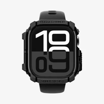 SPIGEN Rugged Armor Apple Watch 10 / 11 (42 mm) mat črn