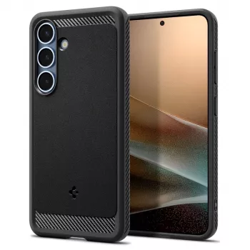 Spigen Rugged Armor Mag MagSafe Galaxy S25 mat črn