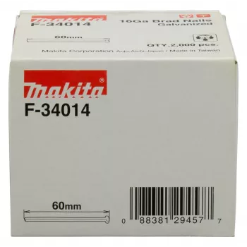 Makita F-34014 žeblji 60mm 2000 kosov pocinkano jeklo