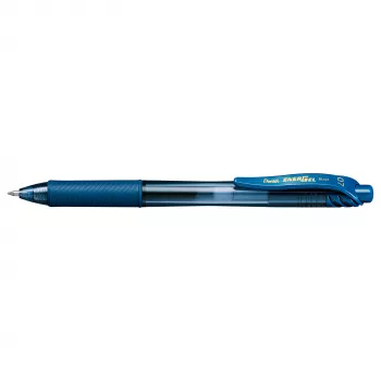 Pentel EnerGel X kemični svinčnik na gel z uvlačljivo konico - mornarsko moder - 0,7 mm - srednja konica - za levičarje in desničarje