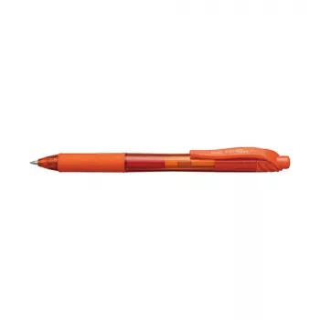 Pentel EnerGel X kemični svinčnik na gel z uvlačljivo konico - oranžen - 0,7 mm srednja konica - za levičarje in desničarje