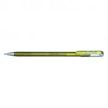 Pentel Hybrid Dual Metallic gel svinčnik - zlat - 1,0 mm - s pokrovčkom
