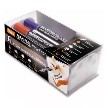 Pentel Maxiflo Flex-Feel marker za belo tablo MWL5SBF-BX rdeč