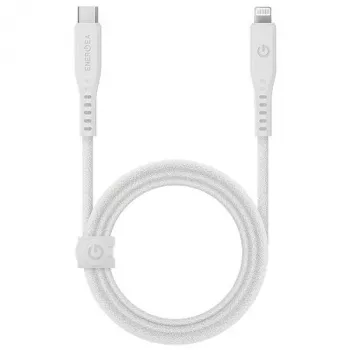 ENERGEA Flow kabel USB-C na Lightning 1,5m bel 60W 3A PD hitro polnjenje MFi