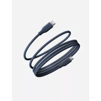 ENERGEA Helix 60 USB-C na USB-C magnetni kabel 480Mbps 60W 1,5m, moder