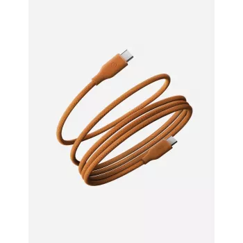 ENERGEA Helix 60 USB-C na USB-C magnetni kabel 480Mbps 60W 1,5m oranžen